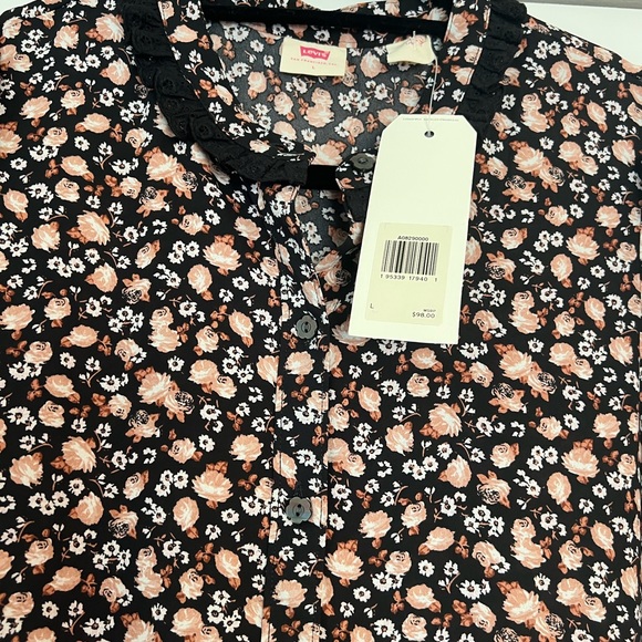 Levi’s floral maxi dress - SZ L - Picture 3 of 6